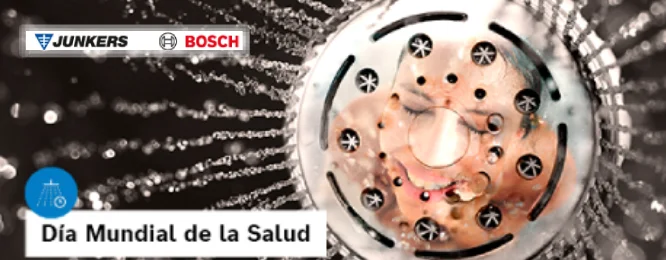 JUNKERS BOSCH destaca los beneficios de una ducha de agua caliente