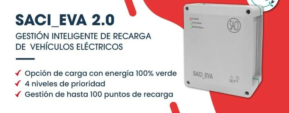 SACI revoluciona la gestión de cargadores eléctricos con SACI_EVA 2.0