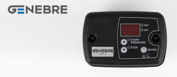 GENEBRE amplía su Línea Hidrosanitaria con un nuevo presostato electrónico digital