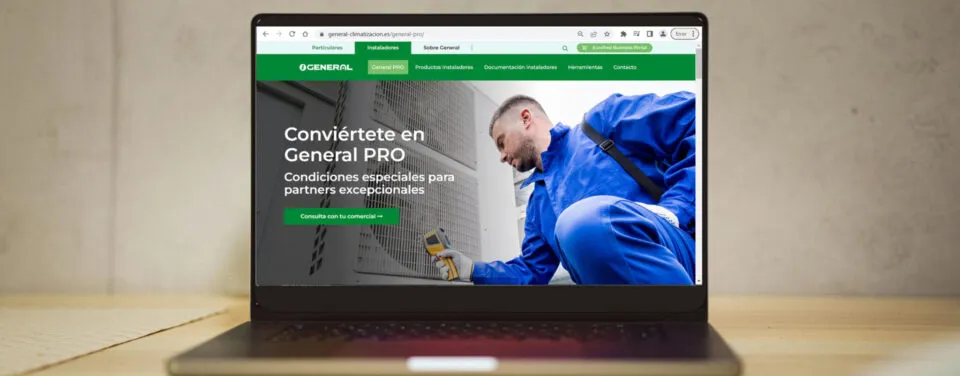 EUROFRED lanza nueva web de General con herramientas para instaladores y usuarios