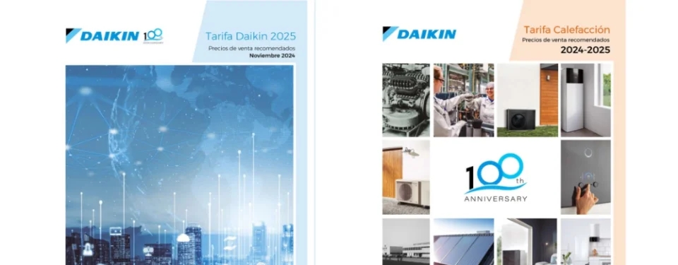 DAIKIN lanza sus nuevas tarifas de precios para 2025