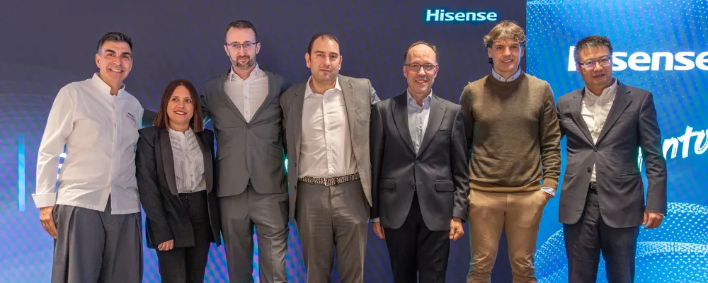 HISENSE presenta sus novedades en el Santiago Bernabéu