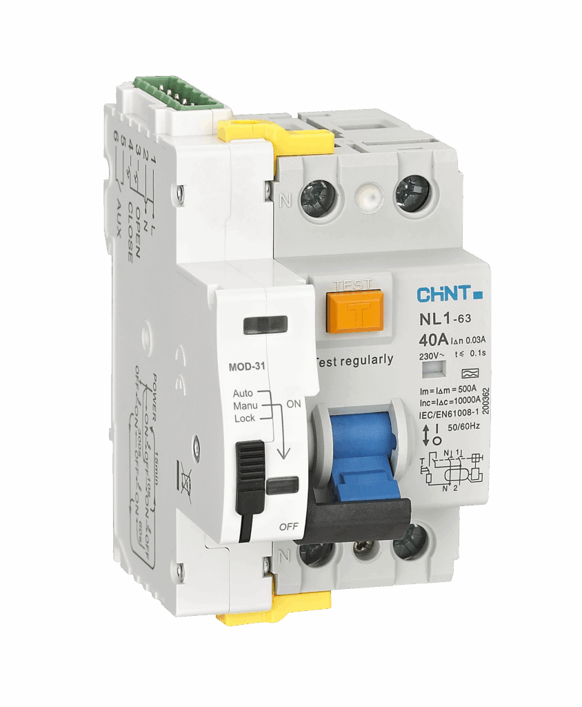 CHINT presenta el nuevo NL1-MOD, el diferencial autorearmable para entornos con alta densidad de electrónica