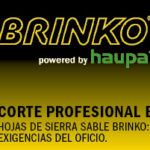 Corte profesional con las hojas de sierra de sable de BRINKO