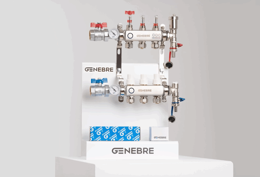 Colectores de acero inoxidable para suelo radiante de GENEBRE 