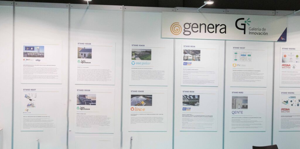 La Galería de Innovación de GENERA y MATELEC destaca 31 proyectos en electrificación, eficiencia energética y energías renovables