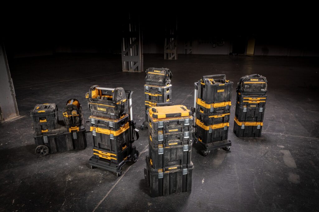 Gama TSTAK de DEWALT®, soluciones de almacenamiento para el día a día