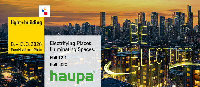 HAUPA participa en el Light+Building 2026