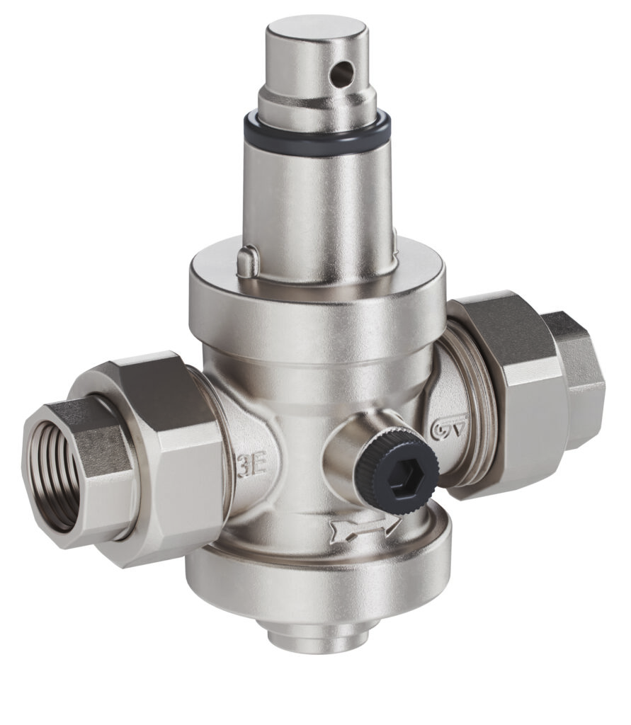 Nueva válvula reductora de presión a pistón con racores H-H de GENEBRE