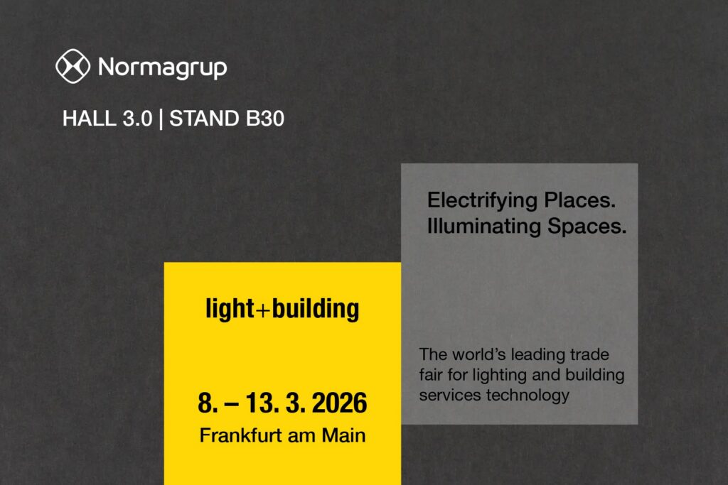 NORMAGRUP estará presente en el Light + Building 2026