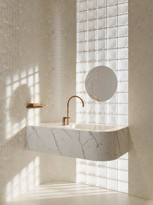 Nuevo acabado de cobre cepillado para baño y cocina de Adagio de RAMONSOLER